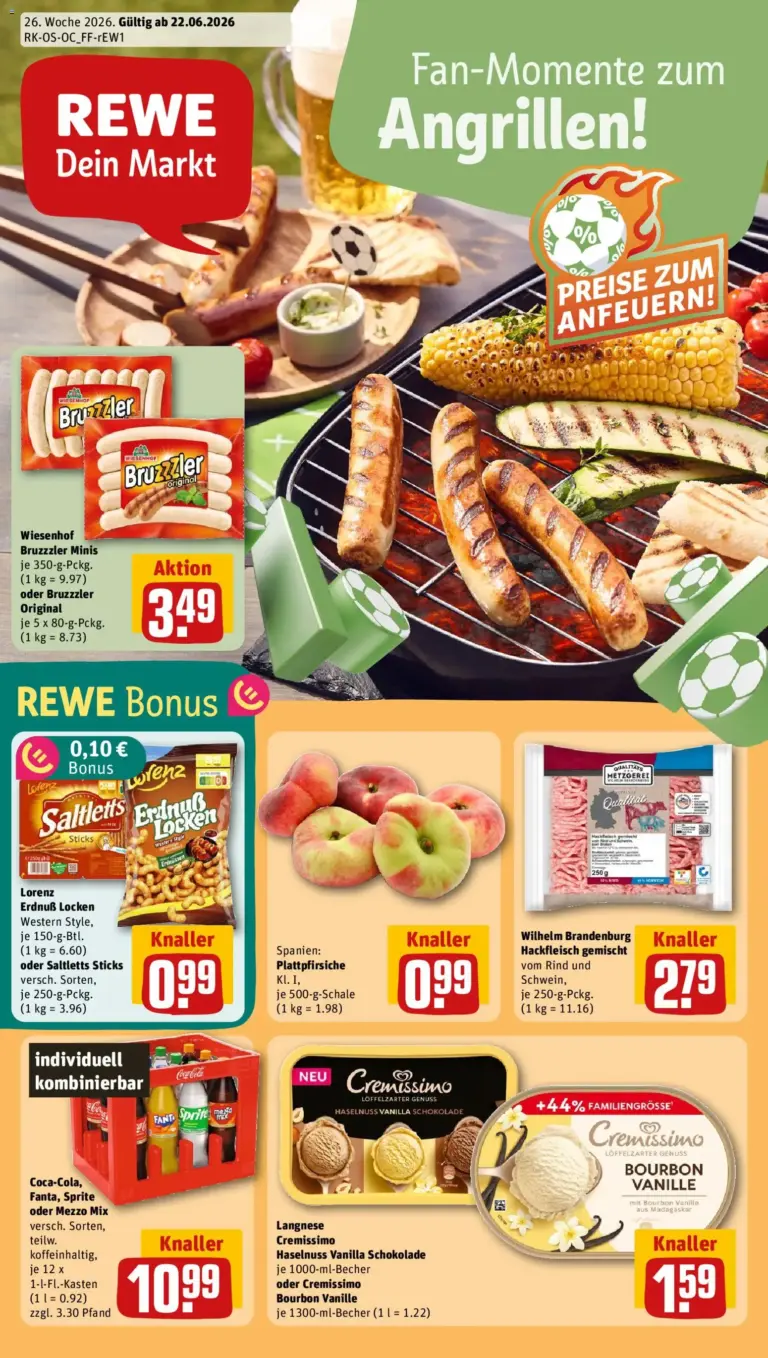 REWE Prospekt ab 22.06.2026 zum Blättern Angebote