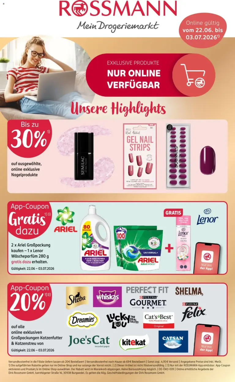 Rossmann Onlineprospekt ab 22.06.2026 Angebote Online
