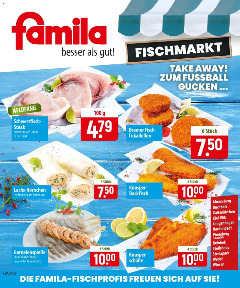 Famila Fischmarkt ab 22.06.2026 zum Blättern