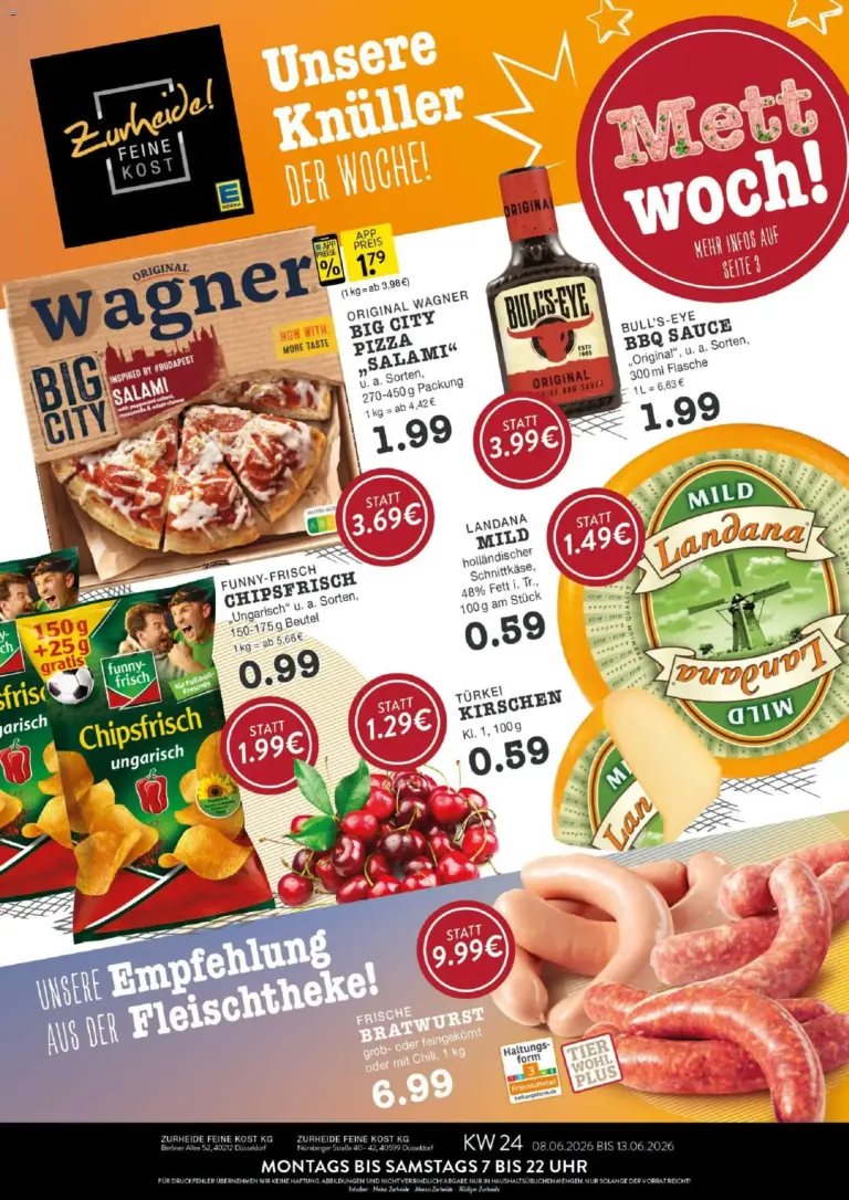 Edeka Zurheide Prospekt ab 08.06.2026 zum Blättern