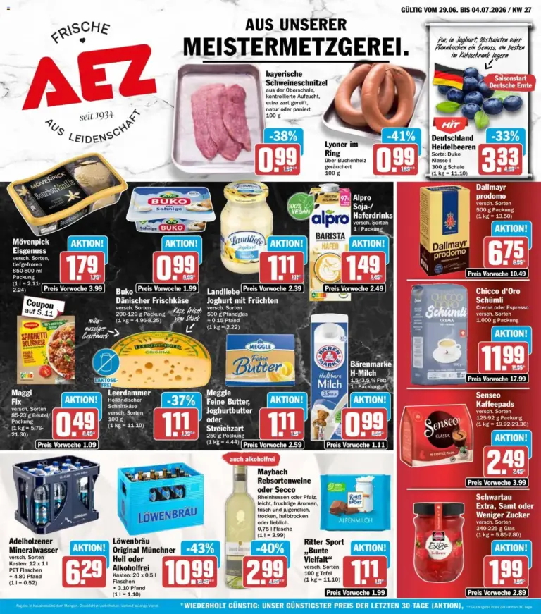AEZ Prospekt ab 29.06.2026 zum Blättern