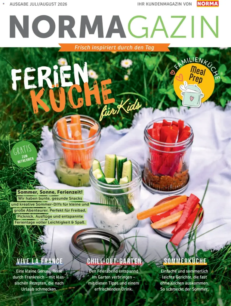 Norma NORMAgazin Juli/August 2026 ab 01.07.2026 zum blättern Angebote