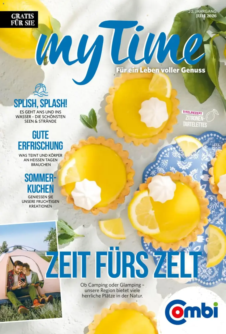 Combi myTime Juli 2026 ab 01.07.2026 zum Blättern