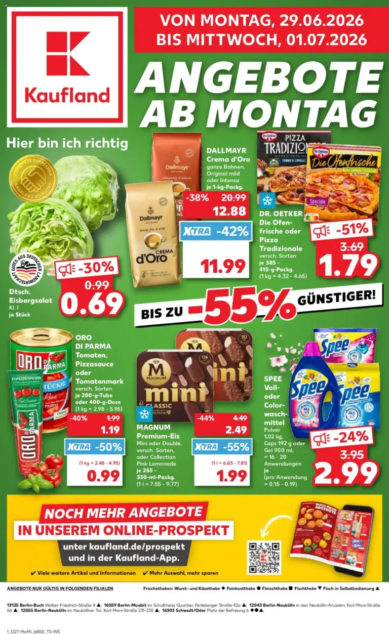 Prospekt Kaufland ab 29.06.2026 Angebote Online zum Blättern