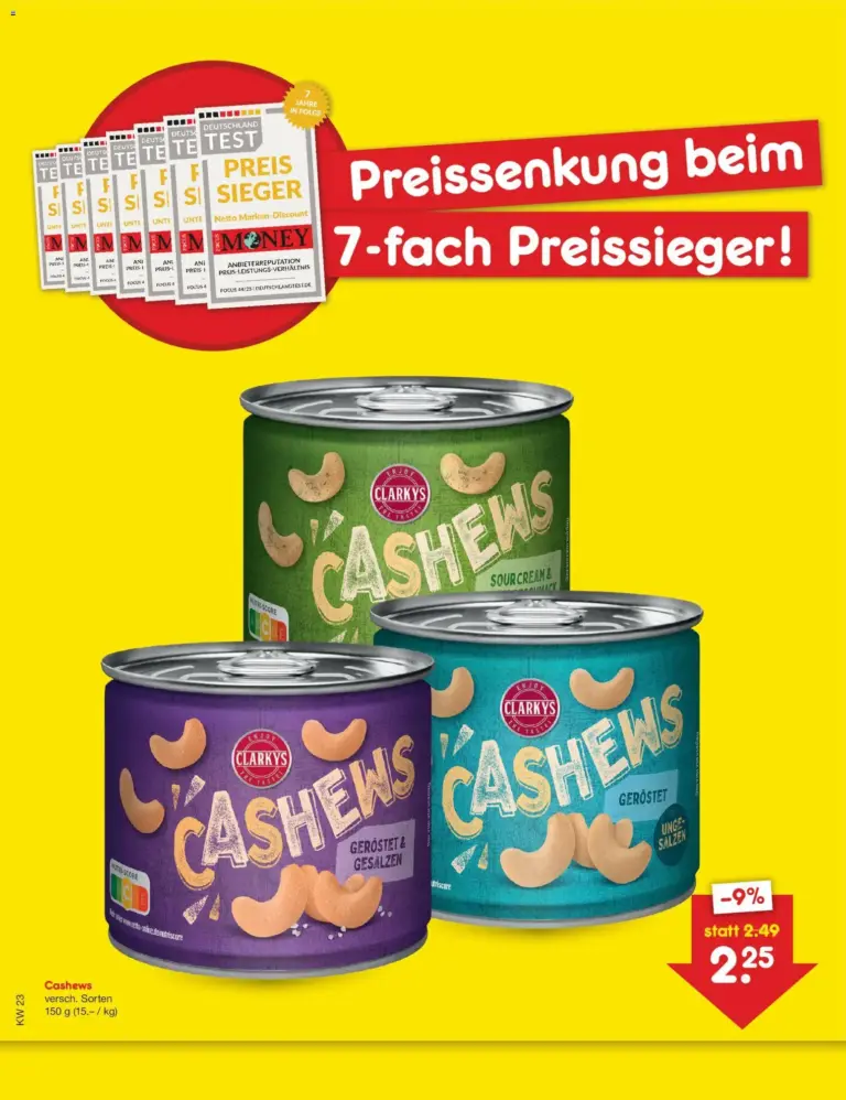 Netto Marken-Discount Preissenkung auf Dauer ab 29.05.2026 Angebote