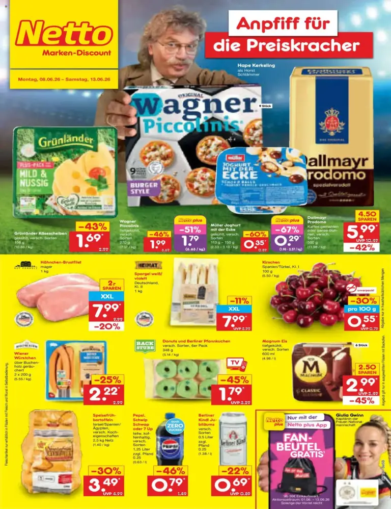 Netto Marken-Discount Prospekt ab 08.06.2026 Angebote