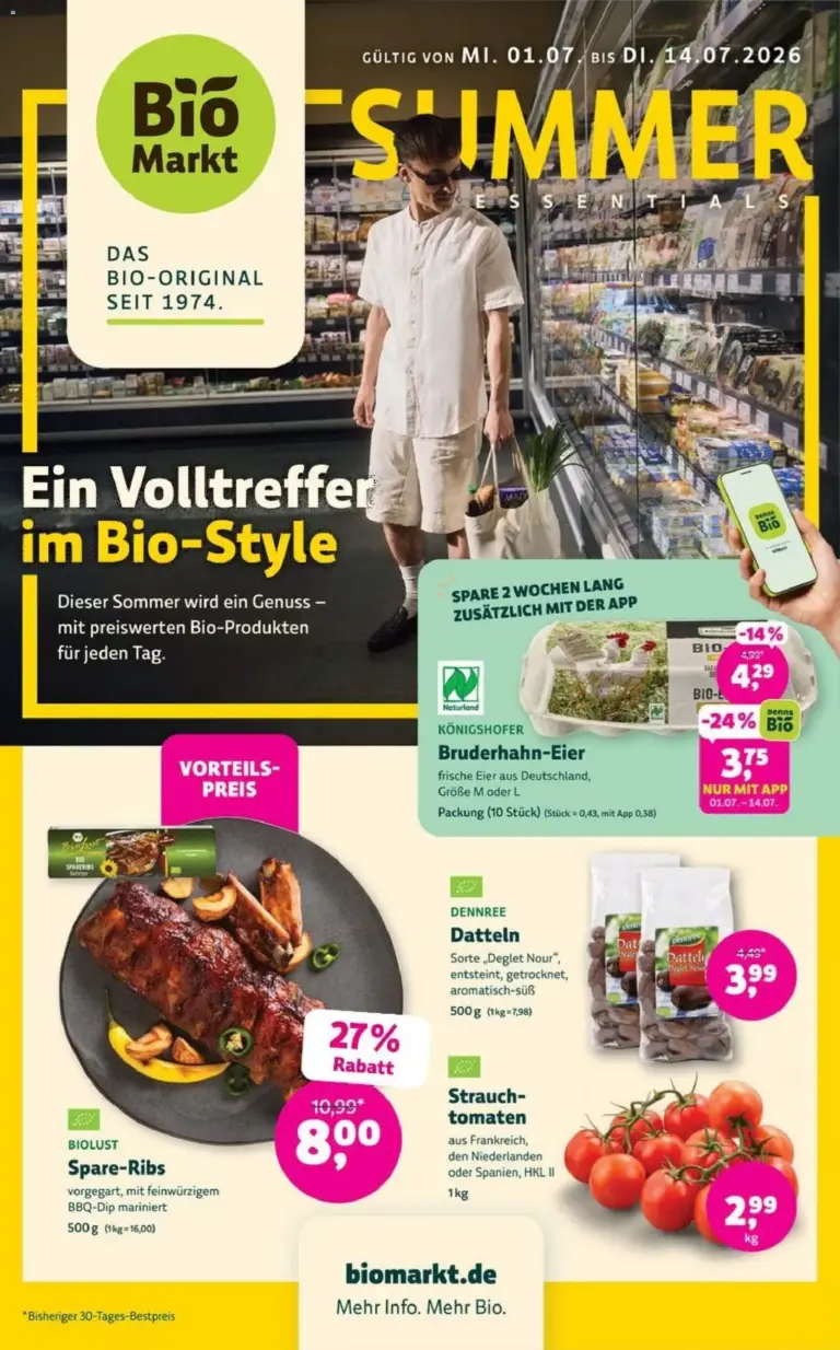 BioMarkt Prospekt ab 01.07.2026 zum Blättern