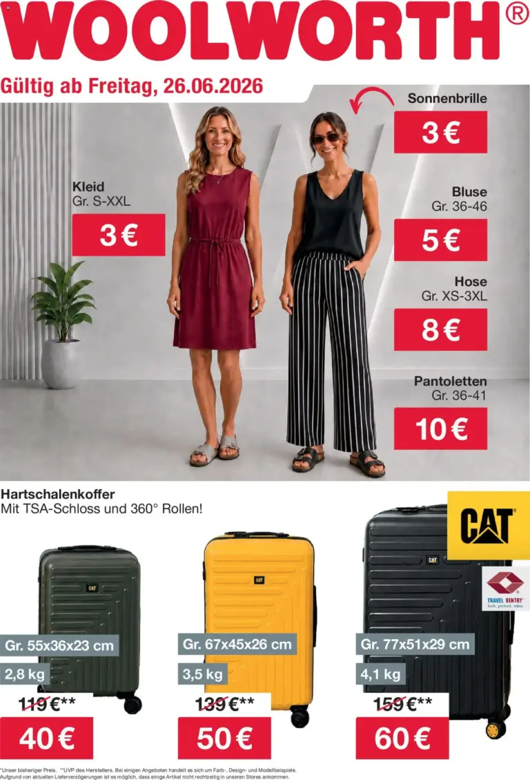 Woolworth Prospekt ab 26.06.2026 zum Blättern
