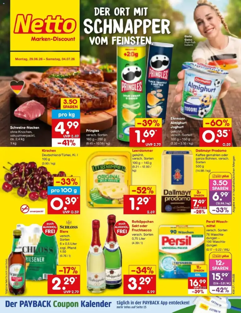 Netto Marken-Discount Prospekt Mannheim ab 29.06.2026 Angebote