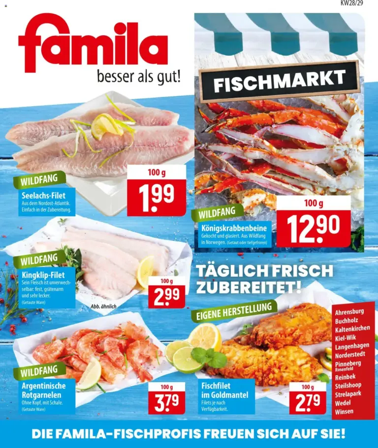 Famila Fischmarkt ab 06.07.2026 zum Blättern