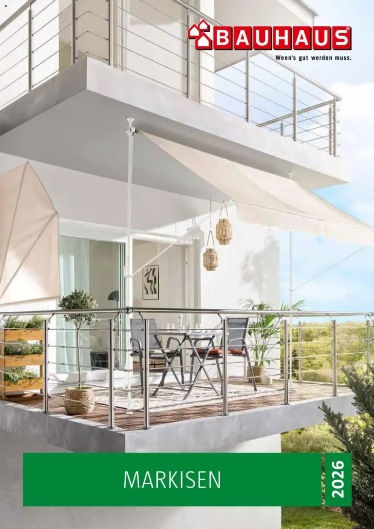 Bauhaus Markisen ab 30.06.2026 zum Blättern