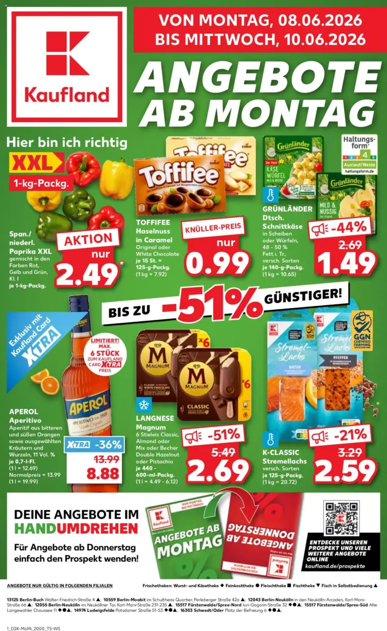 Prospekt Kaufland ab 08.06.2026 Angebote Online zum Blättern