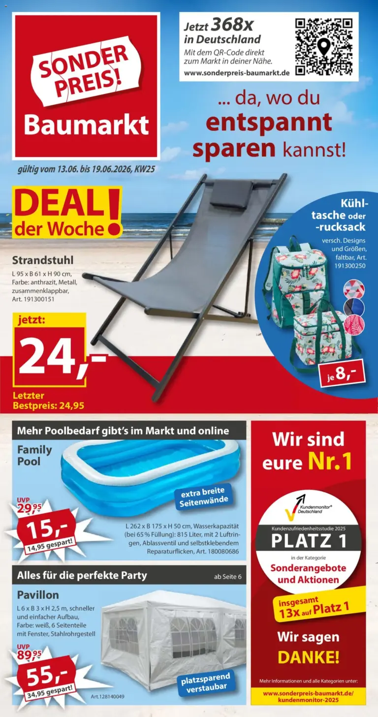 Sonderpreis Baumarkt Prospekt ab 13.06.2026 zum Blättern