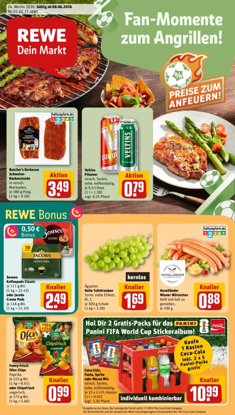 REWE Prospekt ab 08.06.2026 zum Blättern Angebote