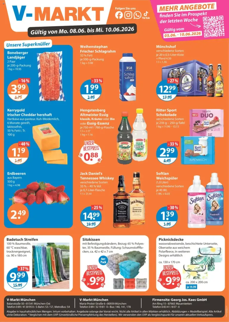 Angebote V-Markt München ab Montag ab 08.06.2026