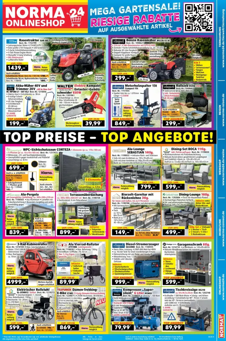 Norma Onlineshop ab 22.06.2026 zum blättern Angebote