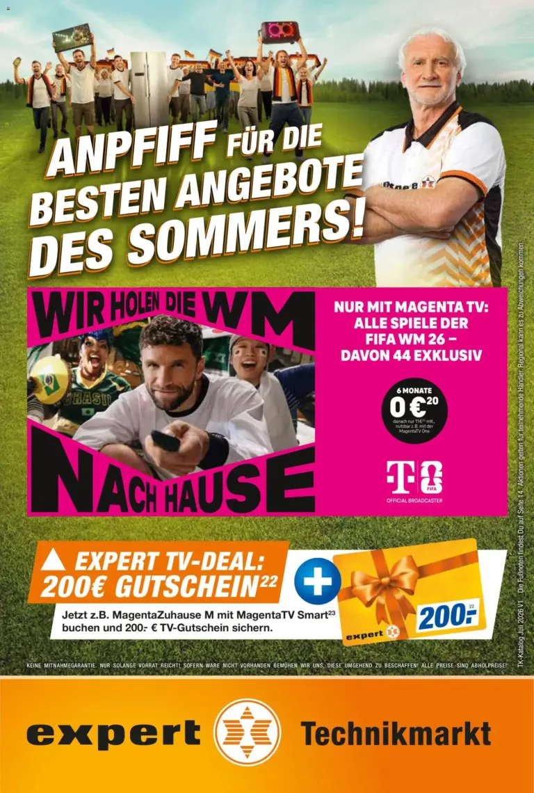 Expert Smarthphone Highlights im Juli ab 01.07.2026 zum Blättern