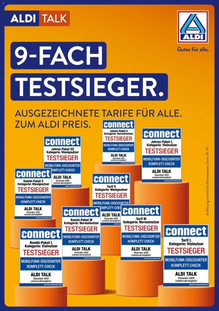 Aldi Talk ab 28.01.2026 Angebote Online