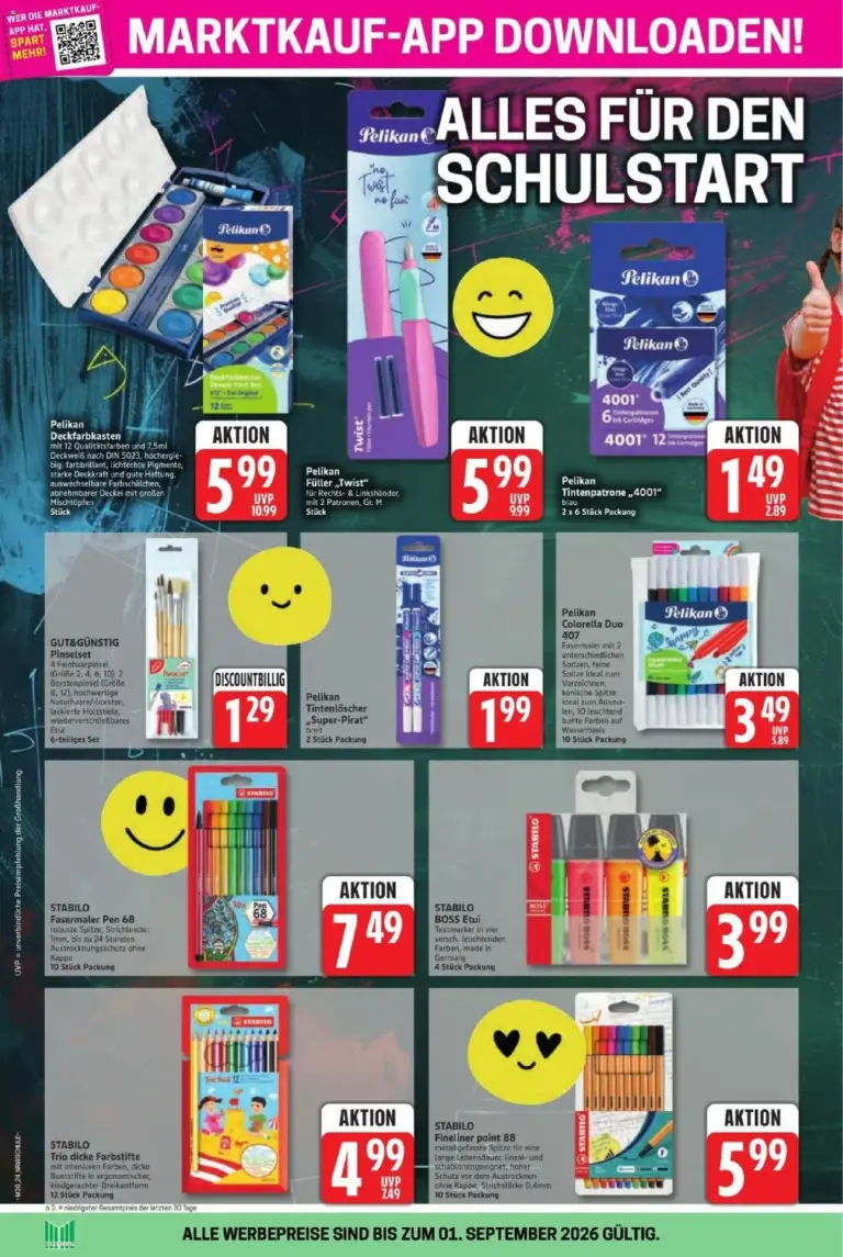 Marktkauf Schulstart 2026 ab 09.07.2026 Angebote online