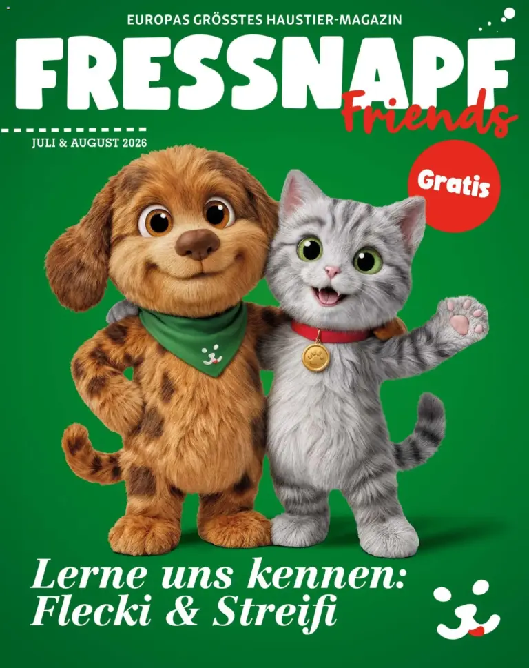Fressnapf Friends Magazin ab 01.07.2026 zum Blättern