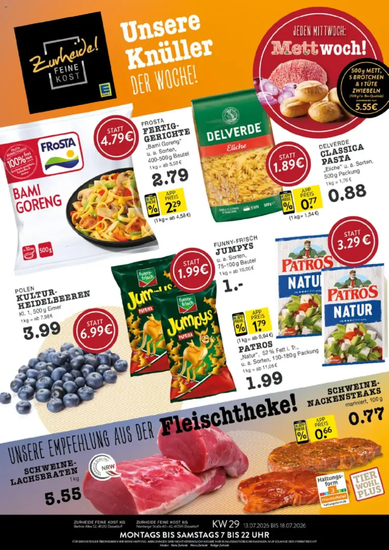 Edeka Zurheide Prospekt ab 13.07.2026 zum Blättern
