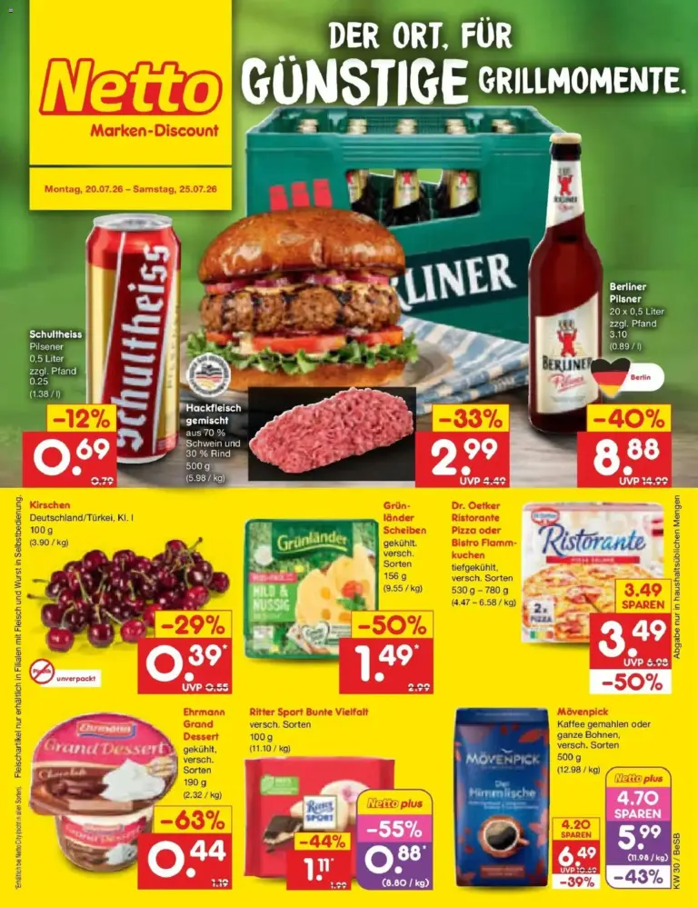 Netto Marken-Discount Prospekt Kremmen ab 20.07.2026 Angebote