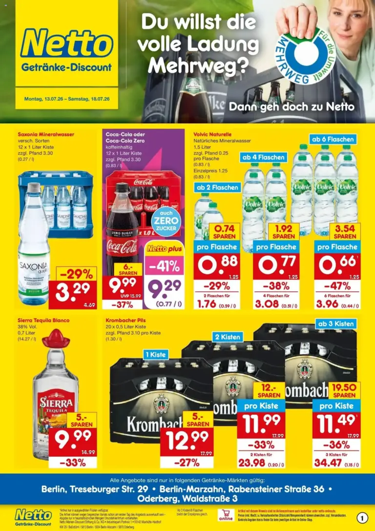 Netto Marken-Discount Prospekt Berlin ab 13.07.2026 Angebote