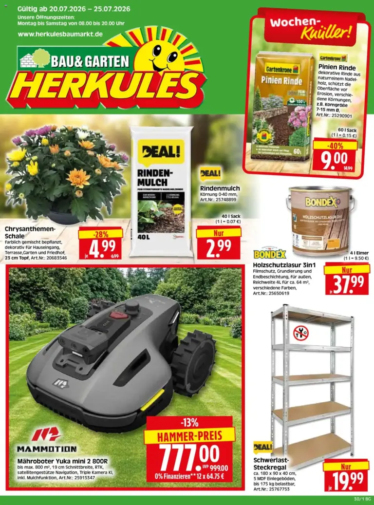 HERKULES Bau & Garten ab 20.07.2026 zum Blättern