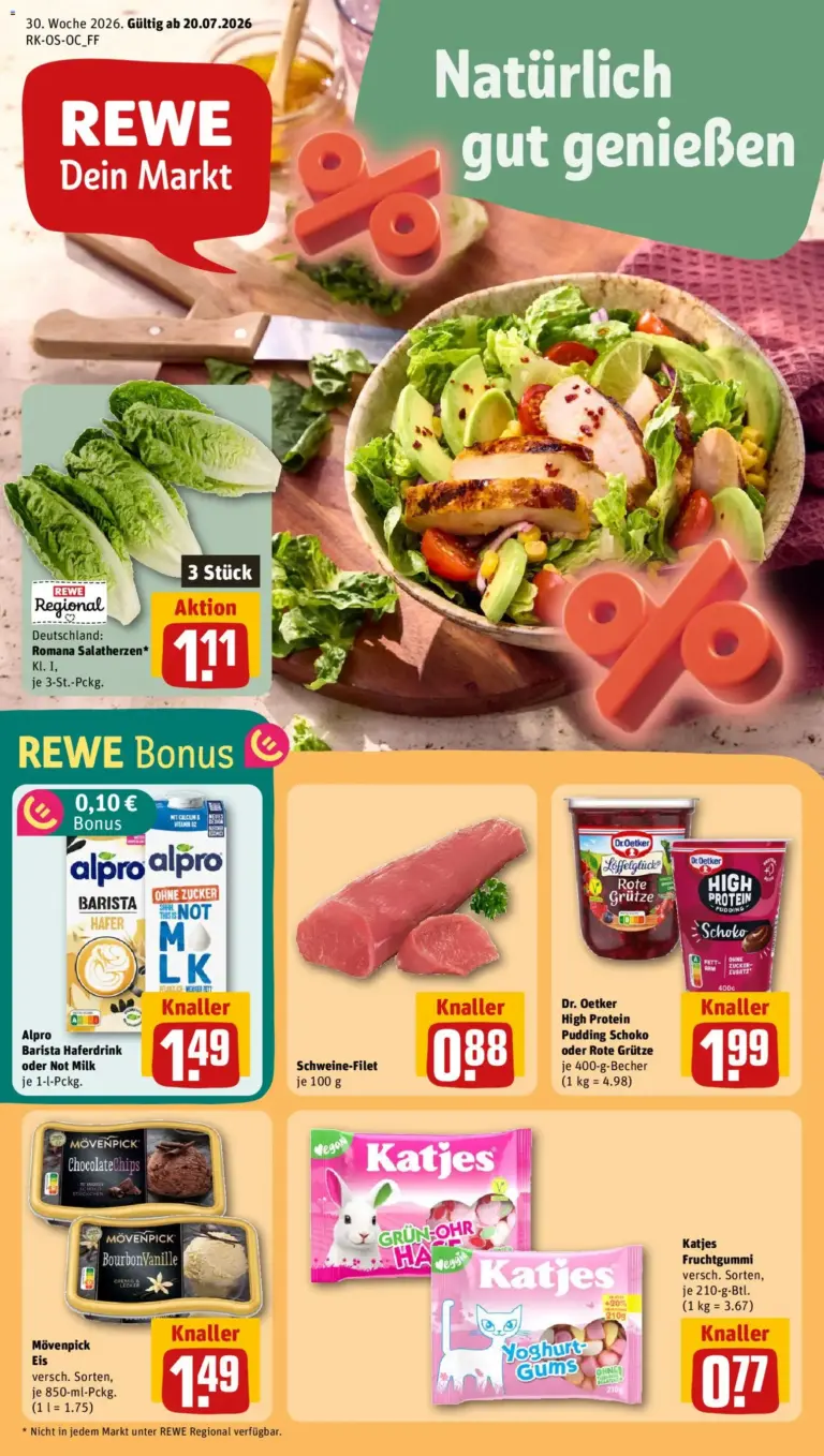 REWE Prospekt ab 20.07.2026 zum Blättern Angebote