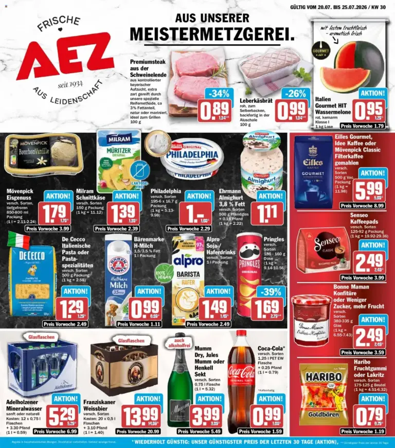 AEZ Prospekt ab 20.07.2026 zum Blättern