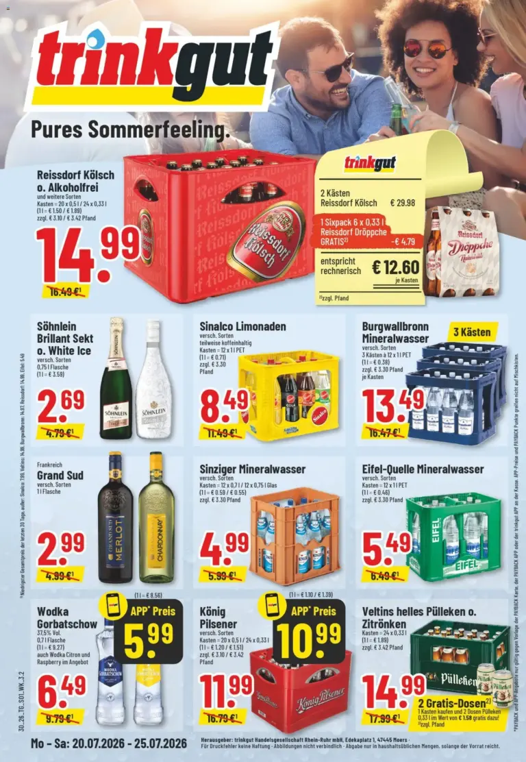 Trinkgut Prospekt ab 20.07.2026 Angebote online