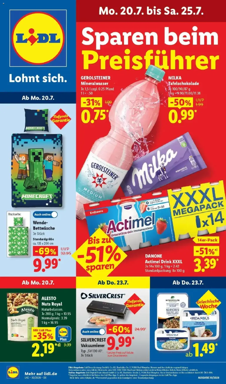 Lidl Prospekt Emlichheim ab 20.07.2026 zum Blättern Angebote