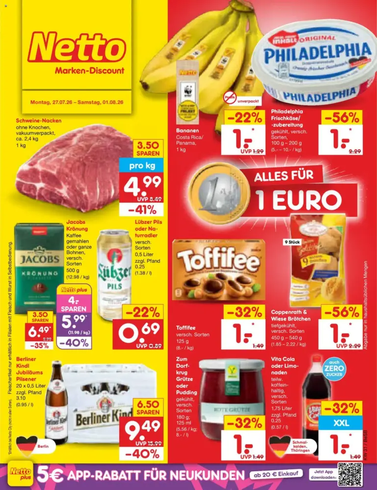 Netto Marken-Discount Prospekt ab 27.07.2026 Angebote