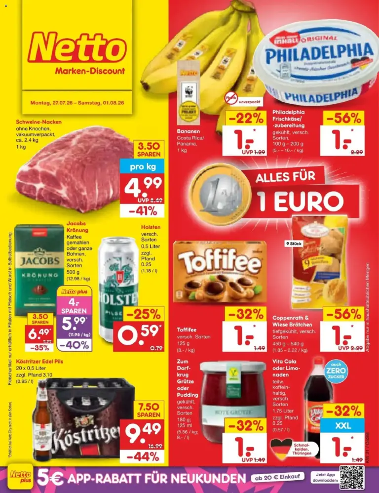 Netto Marken-Discount Prospekt Leipzig ab 27.07.2026 Angebote