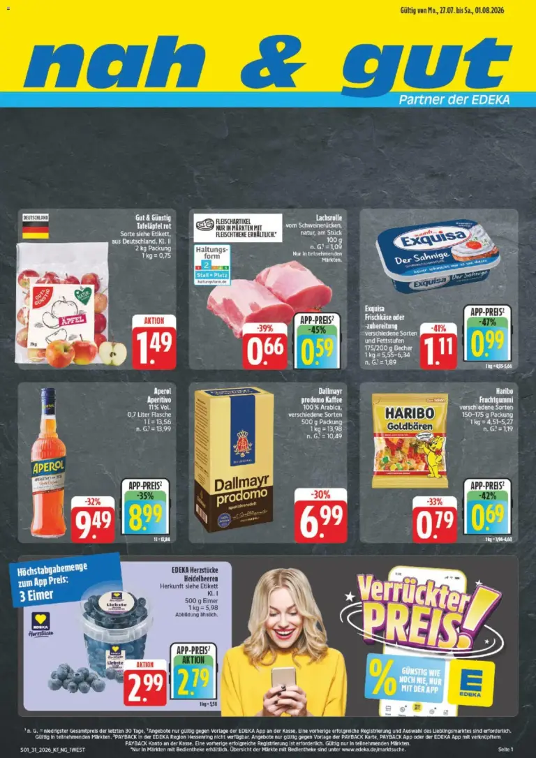 nah & gut Prospekt ab 27.07.2026 zum Blättern