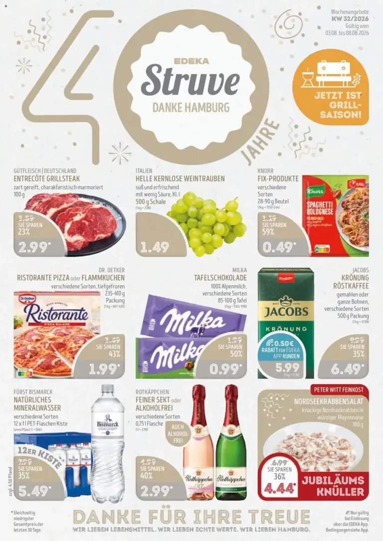 Edeka Struve Prospekt ab 03.08.2026 zum Blättern