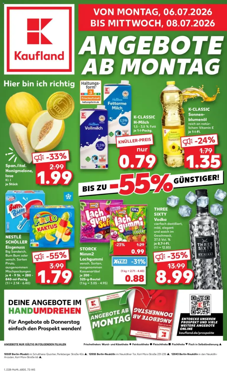 Prospekt Kaufland ab 06.07.2026 Angebote Online zum Blättern