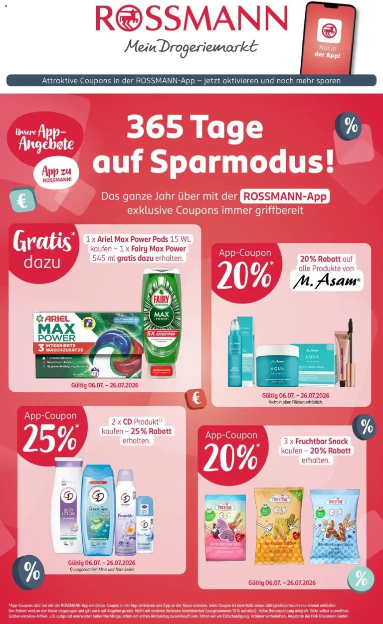 Rossmann Prospekt ab 06.07.2026 Angebote Online
