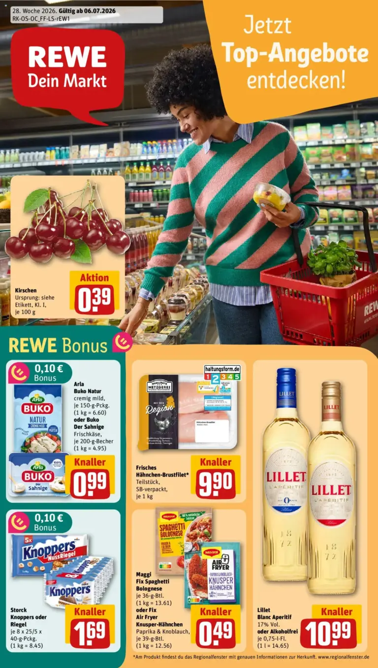 REWE Prospekt ab 06.07.2026 zum Blättern Angebote