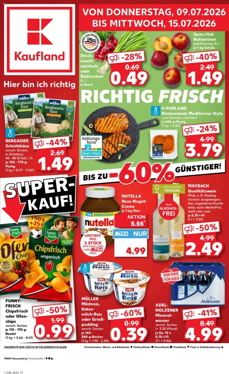Prospekt Kaufland ab 09.07.2026 Angebote Online zum Blättern