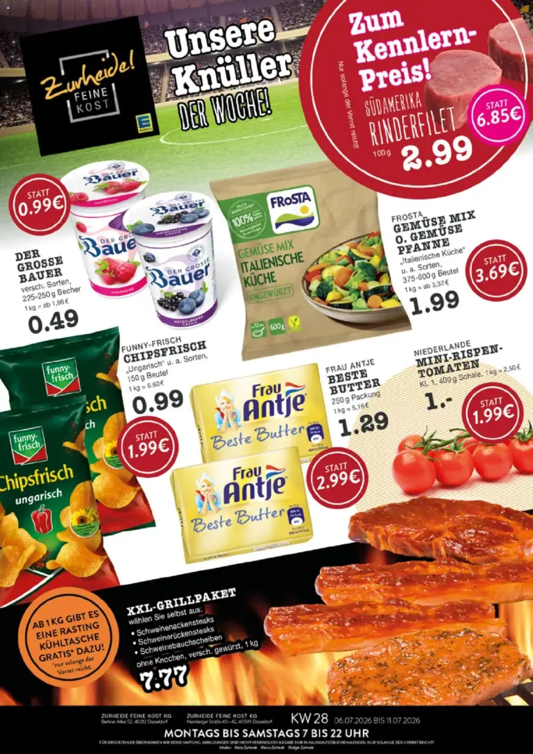 Edeka Zurheide Prospekt ab 06.07.2026 zum Blättern