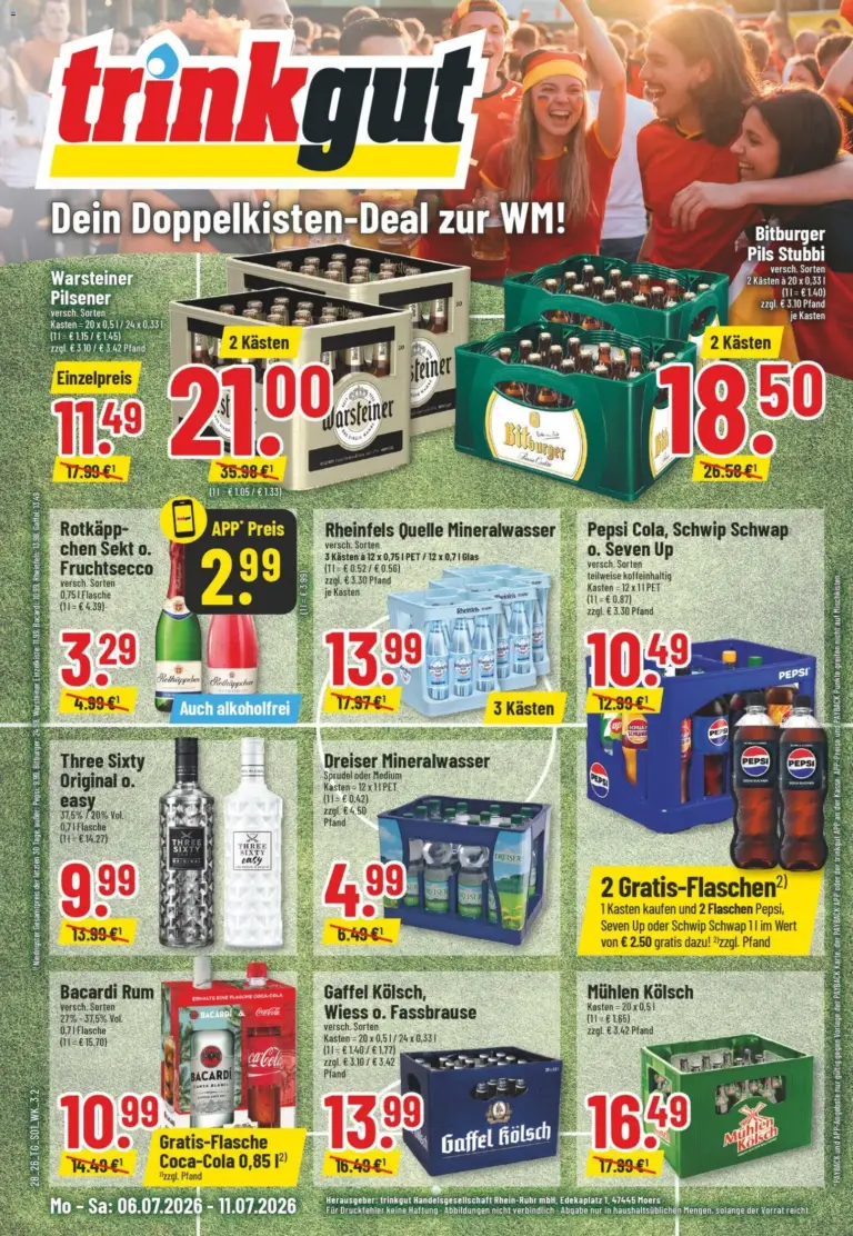Trinkgut Prospekt ab 06.07.2026 Angebote online
