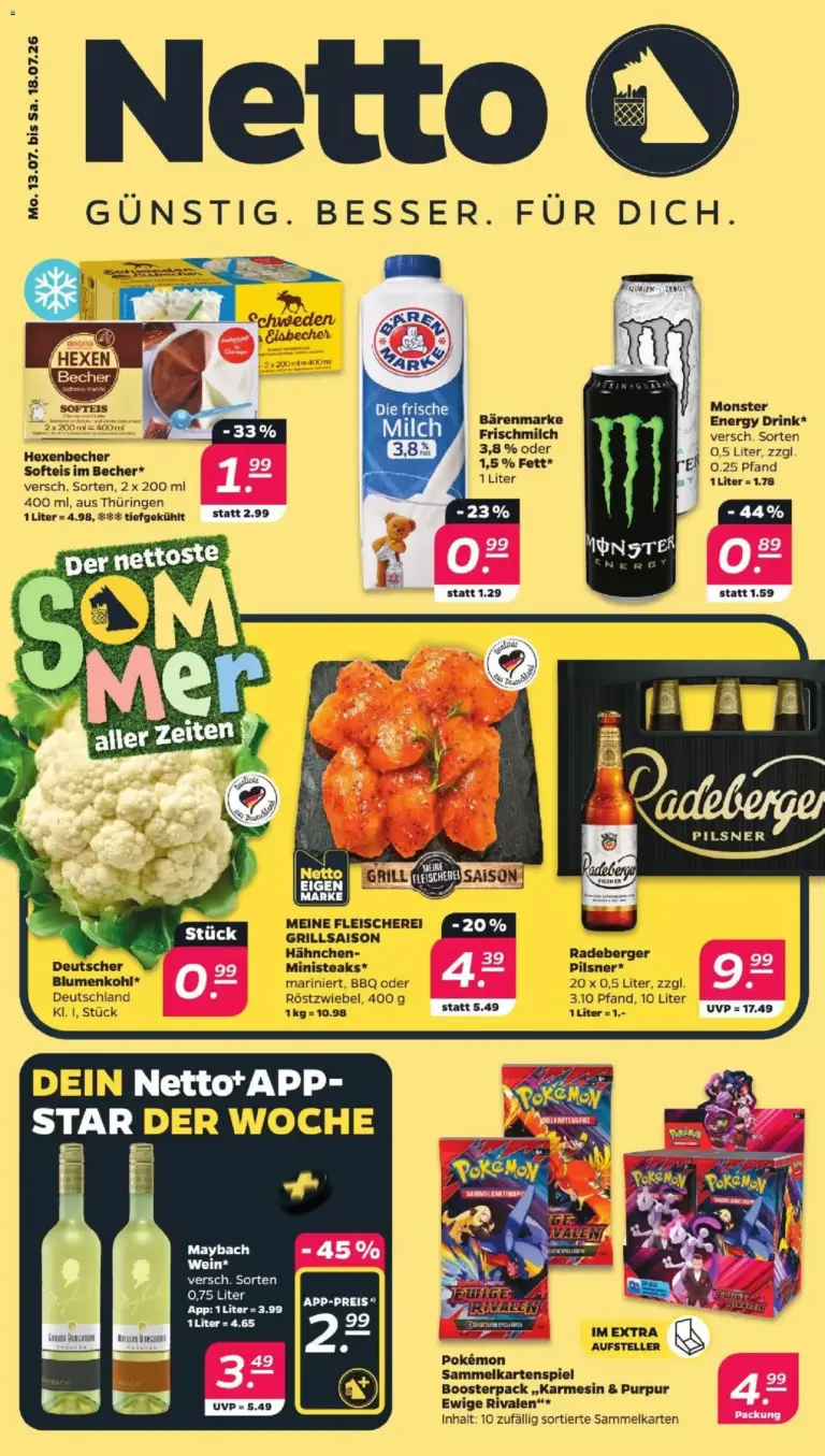 Netto Prospekt ab 13.07.2026 Angebote nächste Woche
