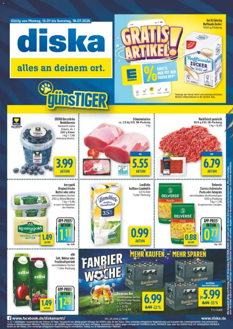 Diska - Diska Angebote Bayern KW28 ab 13.07.2026 zum Blättern