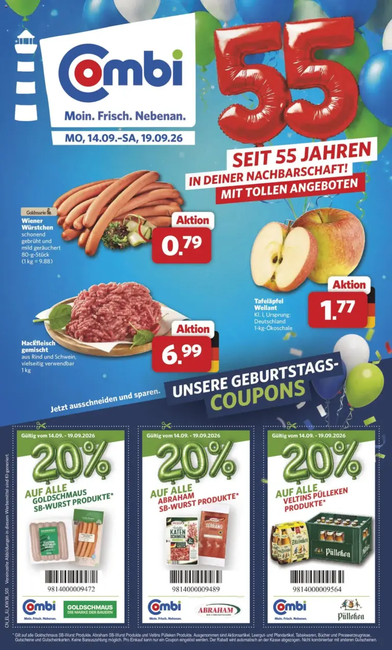 Combi Sonderangebote ab 14.09.2026 zum Blättern