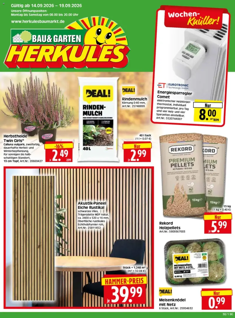 HERKULES Bau & Garten ab 14.09.2026 zum Blättern