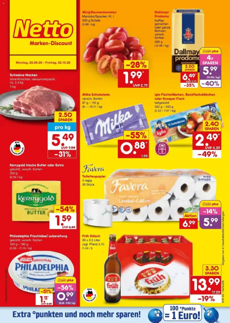 Netto Marken-Discount Prospekt Bonn ab 28.09.2026 Angebote