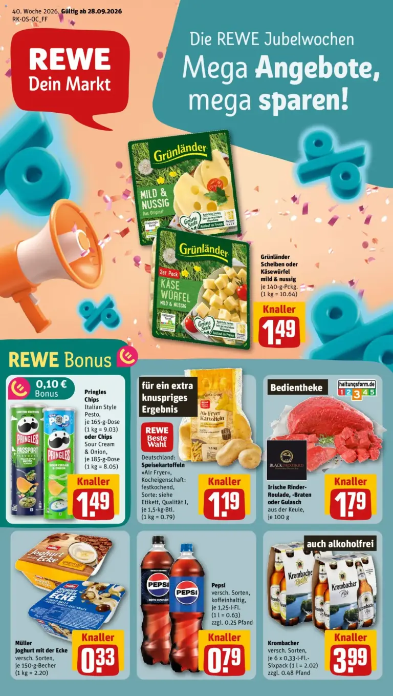 REWE Prospekt ab 28.09.2026 zum Blättern Angebote