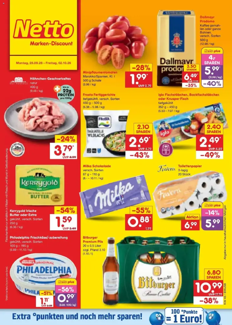 Netto Marken-Discount Prospekt Stemwede-Dielingen ab 28.09.2026 Angebote