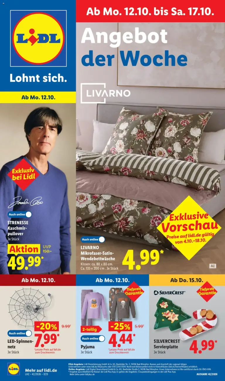 Lidl Prospekt ab 12.10.2026 zum Blättern Angebote